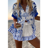 Sophia | Relaxed Shirt & Shorts Set – Design 6 | The Bellemont Sisters Australia