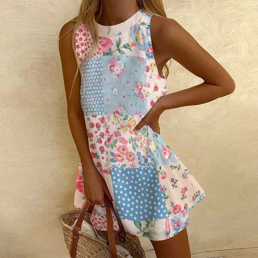 Marina | Sleeveless Summer Dress – Light Pink | The Bellemont Sisters Australia