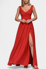 Vittalyn | Sophisticated Dress – Red | The Bellemont Sisters Australia