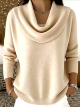 Vionne | Sweater with Collar – Beige | The Bellemont Sisters Australia