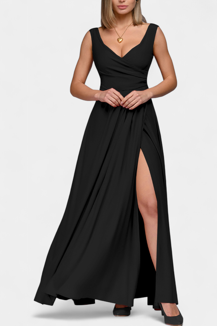 Vittalyn | Sophisticated Dress – Black | The Bellemont Sisters Australia