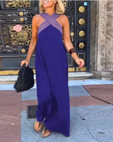 Quirine™ | Wrap-Front Maxi Dress – Blue | The Bellemont Sisters Australia