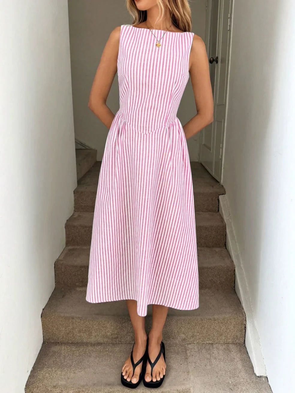Denise™ Maxi Dress – Pink | The Bellemont Sisters Australia