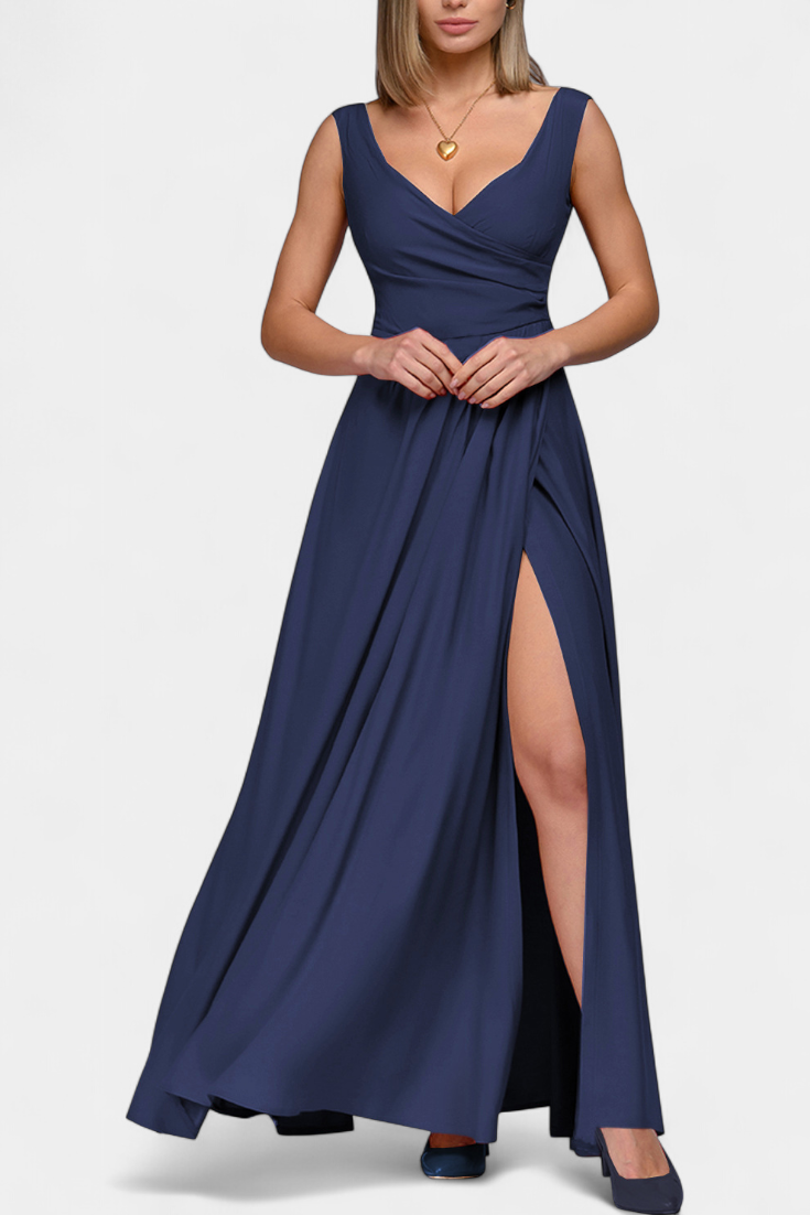Vittalyn | Sophisticated Dress – Blue | The Bellemont Sisters Australia