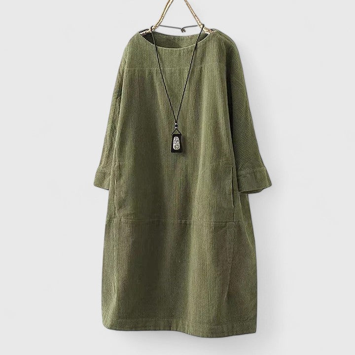Lorra | Comfortable Midi Dress – Light Green | The Bellemont Sisters Australia