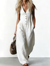 Margot | Jumpsuit – White | The Bellemont Sisters Australia