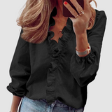 Chaya™ Stylish breathable Blouse – Black | The Bellemont Sisters Australia