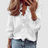 Chaya™ Stylish breathable Blouse – White | The Bellemont Sisters Australia