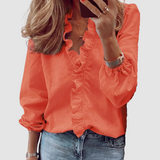 Chaya™ Stylish breathable Blouse – Red | The Bellemont Sisters Australia
