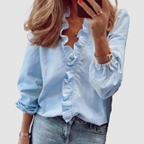 Chaya™ Stylish breathable Blouse – Blue | The Bellemont Sisters Australia