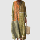 Isla | Patterned Dress | The Bellemont Sisters Australia