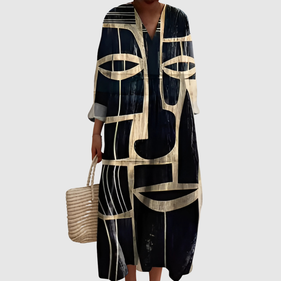 Luna | Prism Print Dress | The Bellemont Sisters Australia