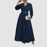 Margot Lane | Everyday Elegance Dress – Navy Blue | The Bellemont Sisters Australia