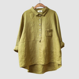 Winona™ Timeless Breathable blouse – Yellow | The Bellemont Sisters Australia
