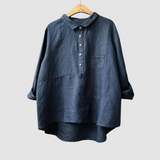 Winona™ Timeless Breathable blouse – Navy Blue | The Bellemont Sisters Australia