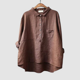 Winona™ Timeless Breathable blouse – Brown | The Bellemont Sisters Australia