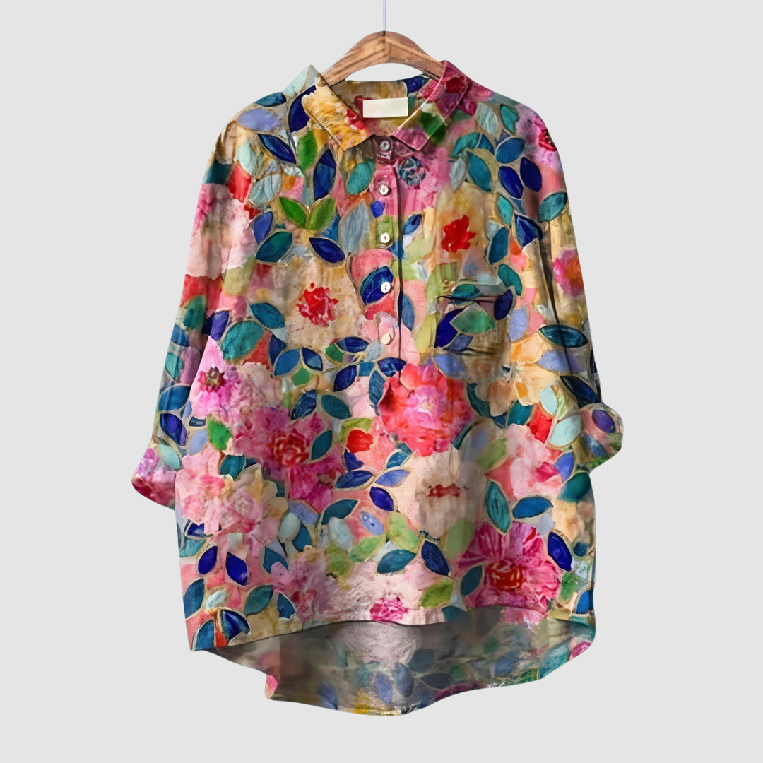 Luna™ Romantic Floral Print Blouse – Floral 10 | The Bellemont Sisters Australia