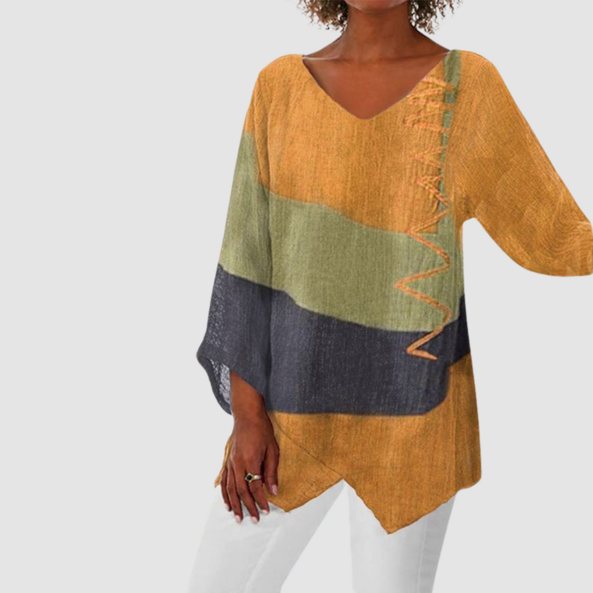 Ivory™ Loose breathable shirt – Yellow | The Bellemont Sisters Australia