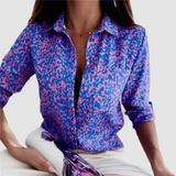 Donna™ Chic pocket blouse – Purple | The Bellemont Sisters Australia