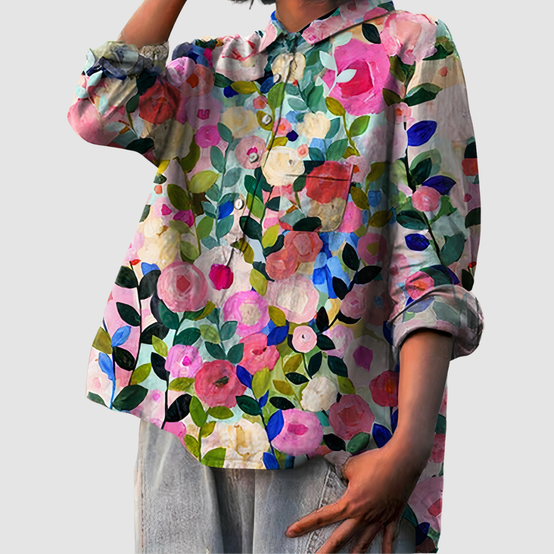 Luna™ Romantic Floral Print Blouse | The Bellemont Sisters Australia