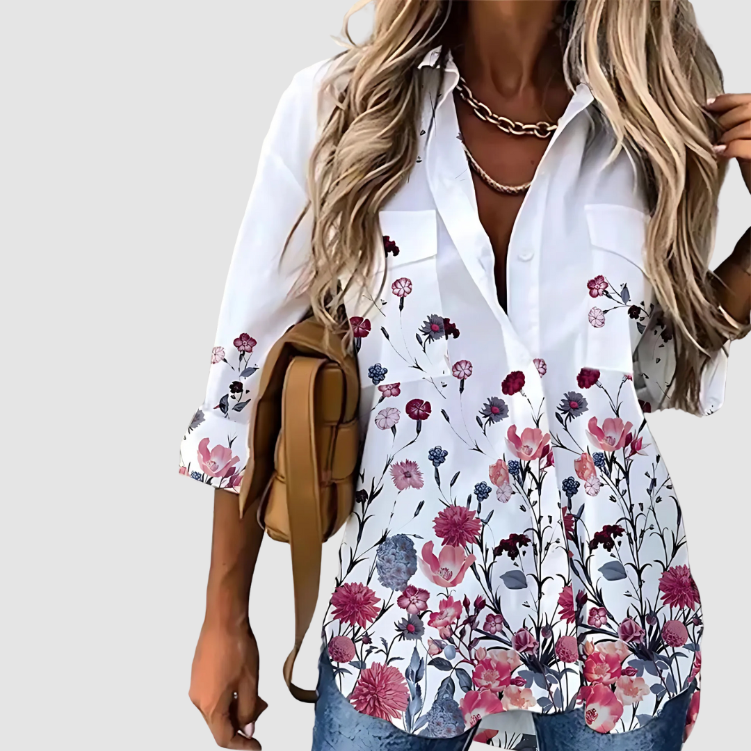 Amy™ Chic breathable blouse – Dahlia | The Bellemont Sisters Australia