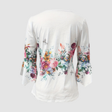 Eva™ Timeless breathable floral blouse | The Bellemont Sisters Australia