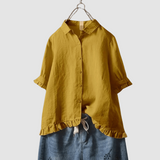 Mira™ Timeless Breathable blouse – Orange | The Bellemont Sisters Australia