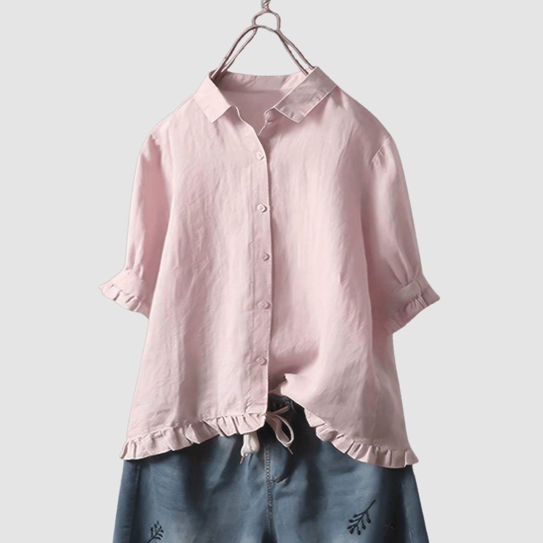 Mira™ Timeless Breathable blouse – Pink | The Bellemont Sisters Australia