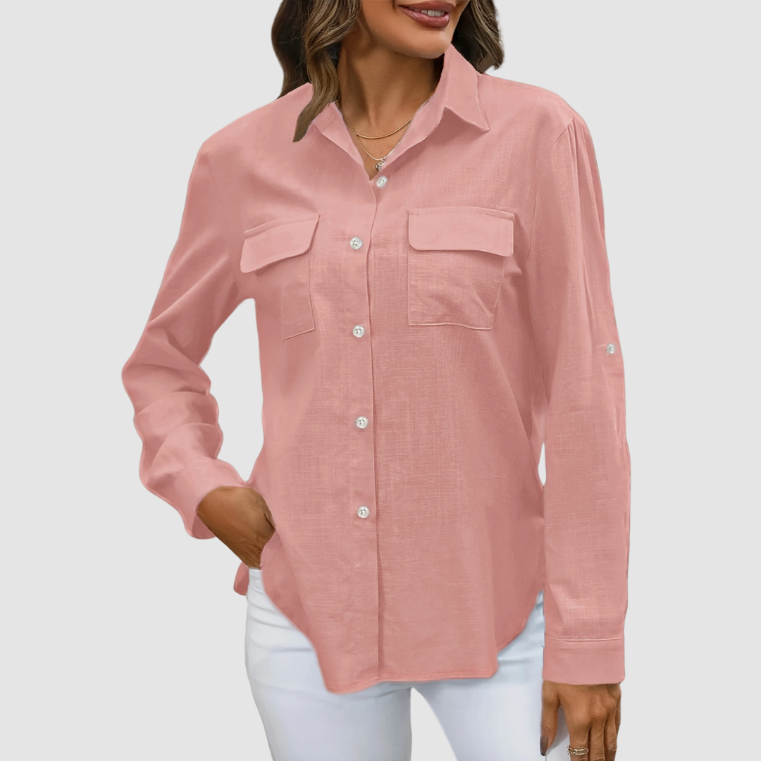 Celest™ Elegant pocket blouse | The Bellemont Sisters Australia