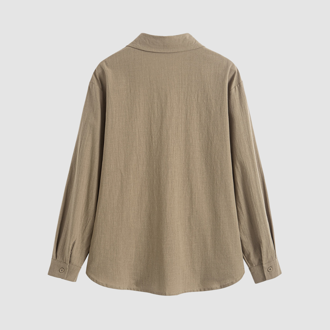 Noemi™ Soft classic pocket blouse | The Bellemont Sisters Australia