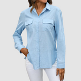 Celest™ Elegant pocket blouse | The Bellemont Sisters Australia