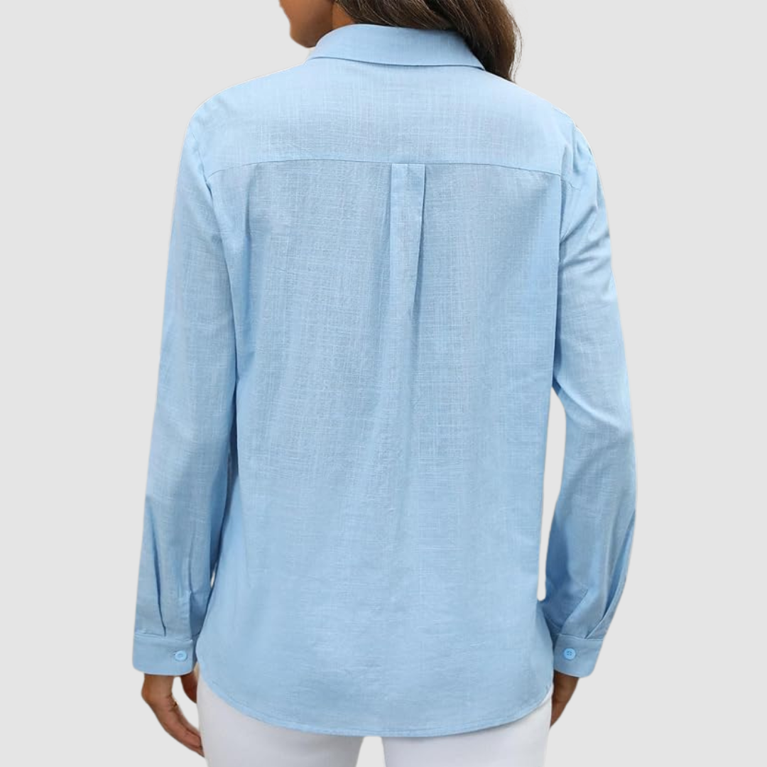 Celest™ Elegant pocket blouse | The Bellemont Sisters Australia