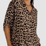 Casey™ Stylish Leopard Print Blouse | The Bellemont Sisters Australia