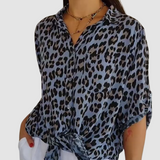 Casey™ Stylish Leopard Print Blouse | The Bellemont Sisters Australia