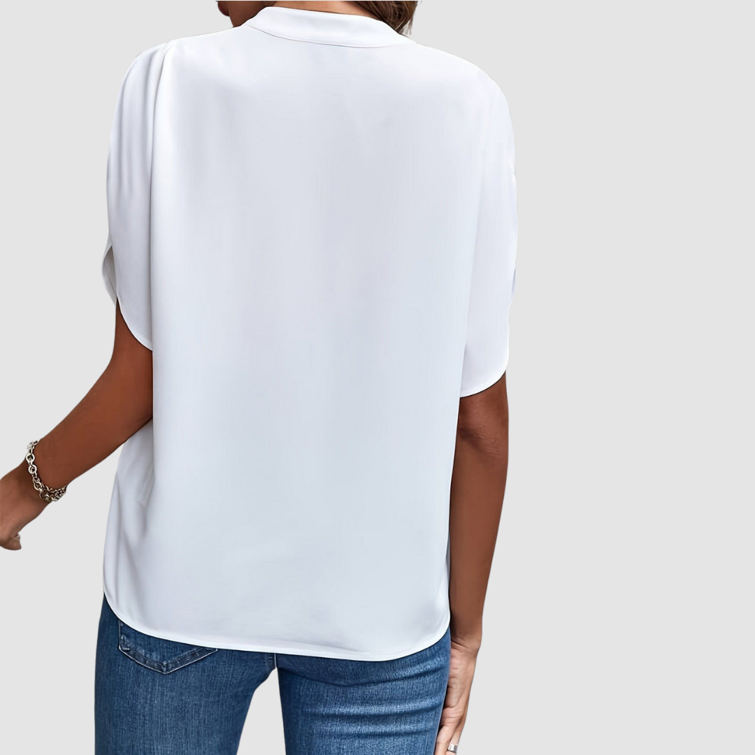Elain™ Draped Blouse | The Bellemont Sisters Australia