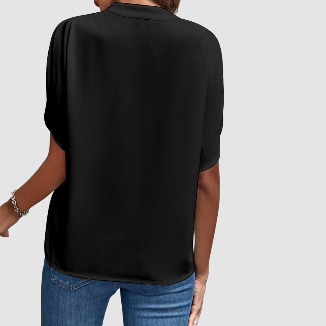 Elain™ Draped Blouse | The Bellemont Sisters Australia