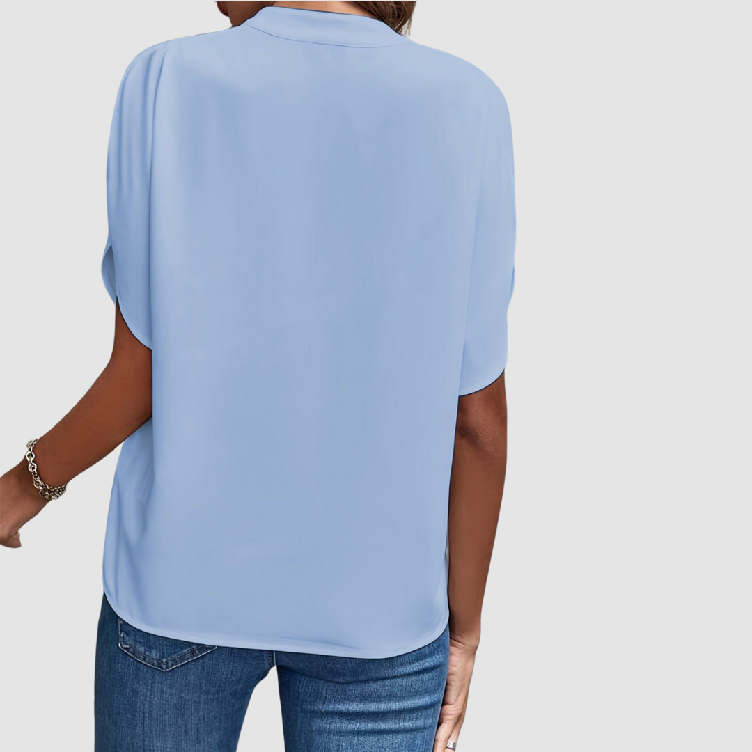 Elain™ Draped Blouse | The Bellemont Sisters Australia