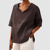 Rosa™ Elegant Timeless Blouse – Brown | The Bellemont Sisters Australia