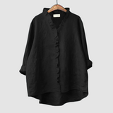 Amélie™ Timeless Breathable blouse – Black | The Bellemont Sisters Australia