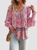 Audry™ Elegant Blouse – Pink | The Bellemont Sisters Australia