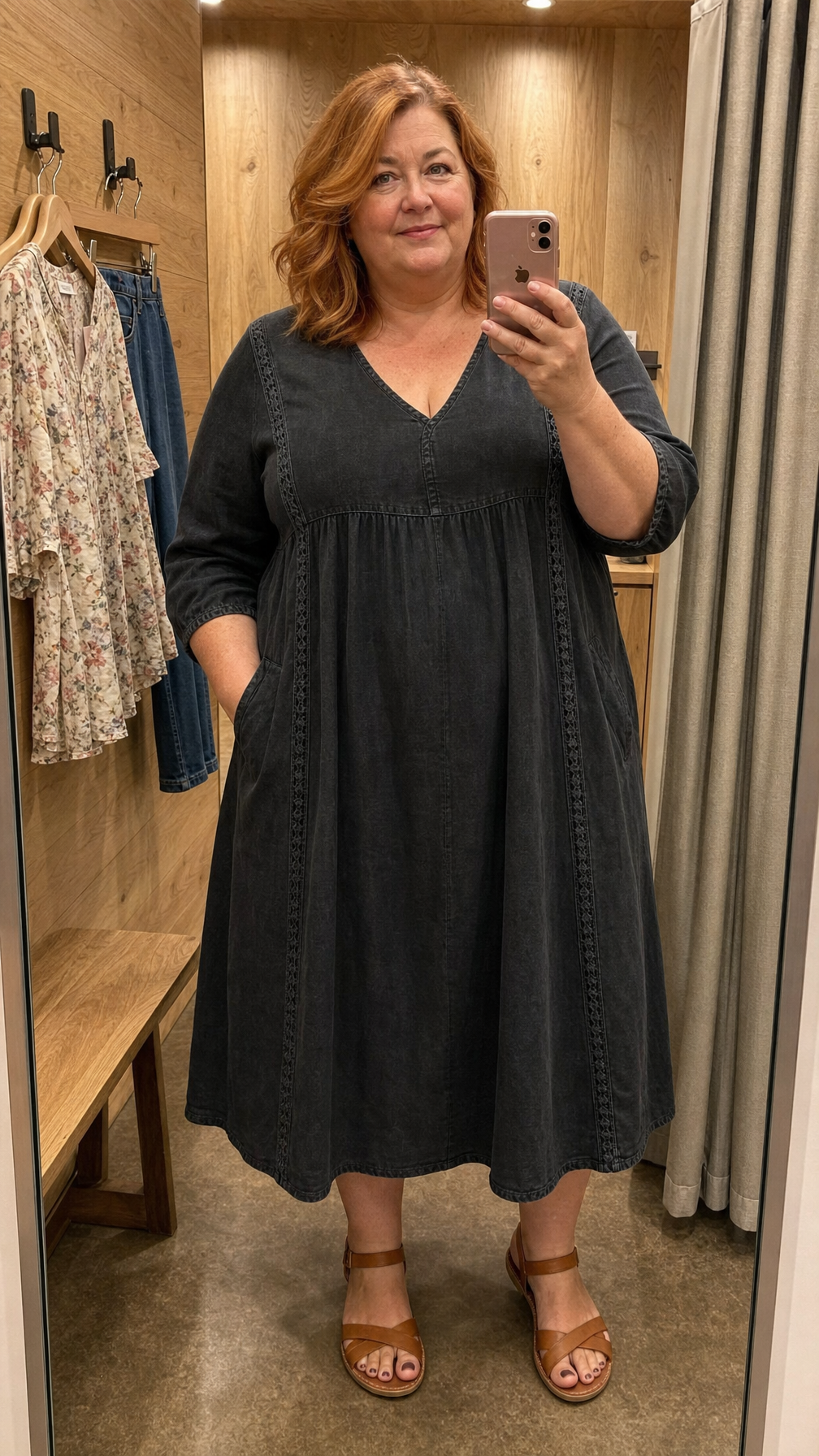 Antonia - 3/4 Sleeve A Line Maxi Dress | The Bellemont Sisters Australia