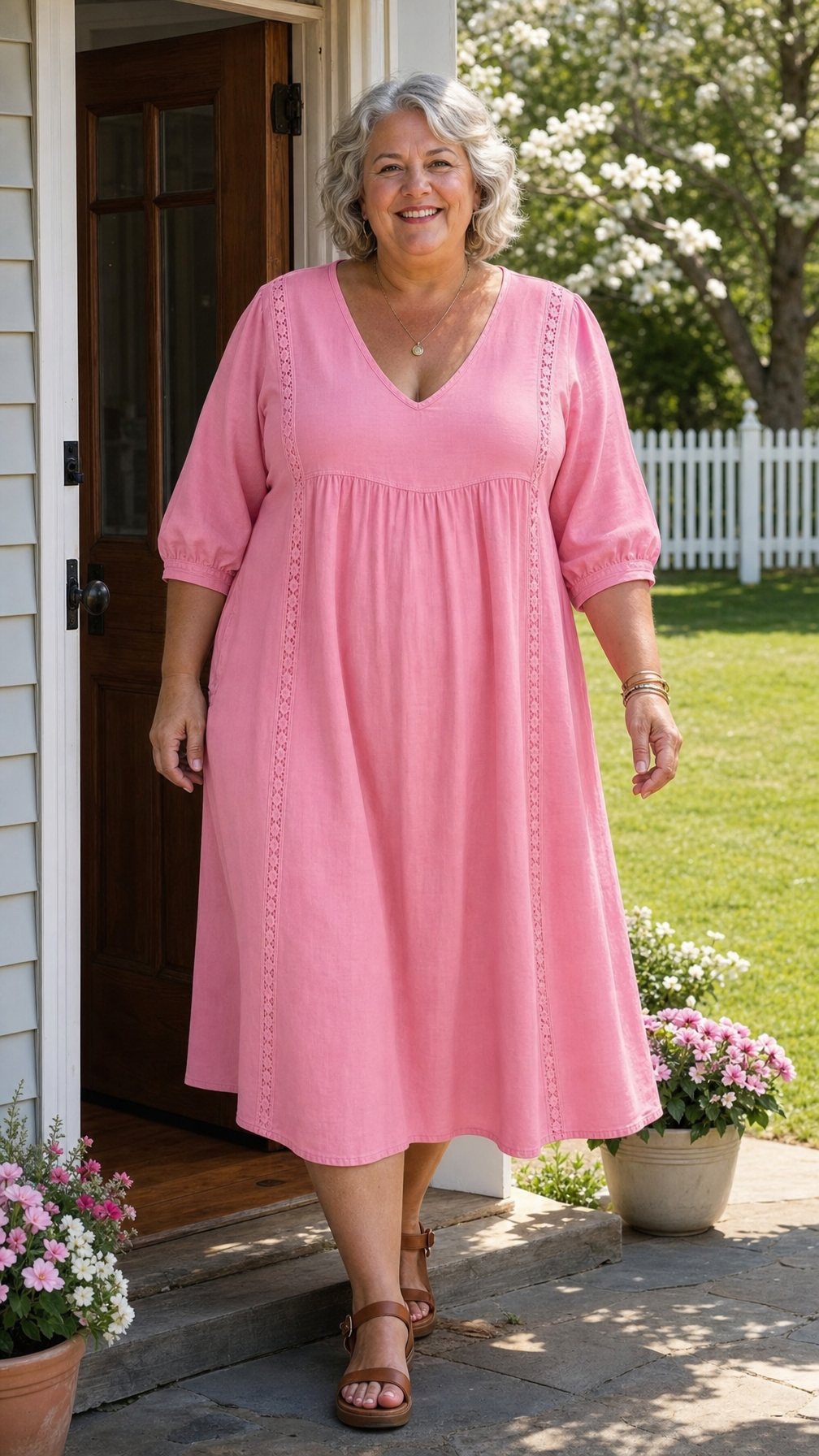 Antonia - 3/4 Sleeve A Line Maxi Dress | The Bellemont Sisters Australia