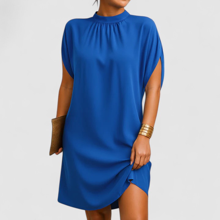Larissa | Elegant Dress – Blue | The Bellemont Sisters Australia