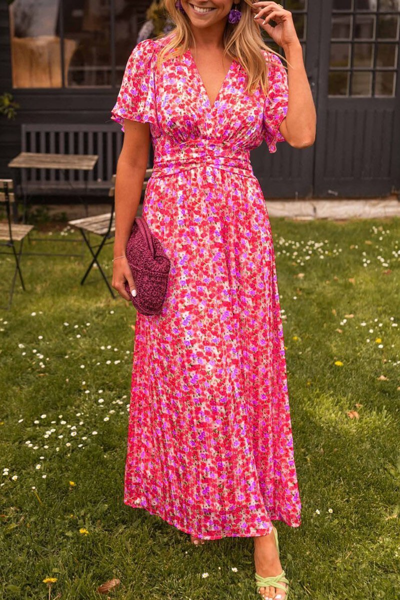 Lyra | Elegant Maxi Dress – Pink | The Bellemont Sisters Australia