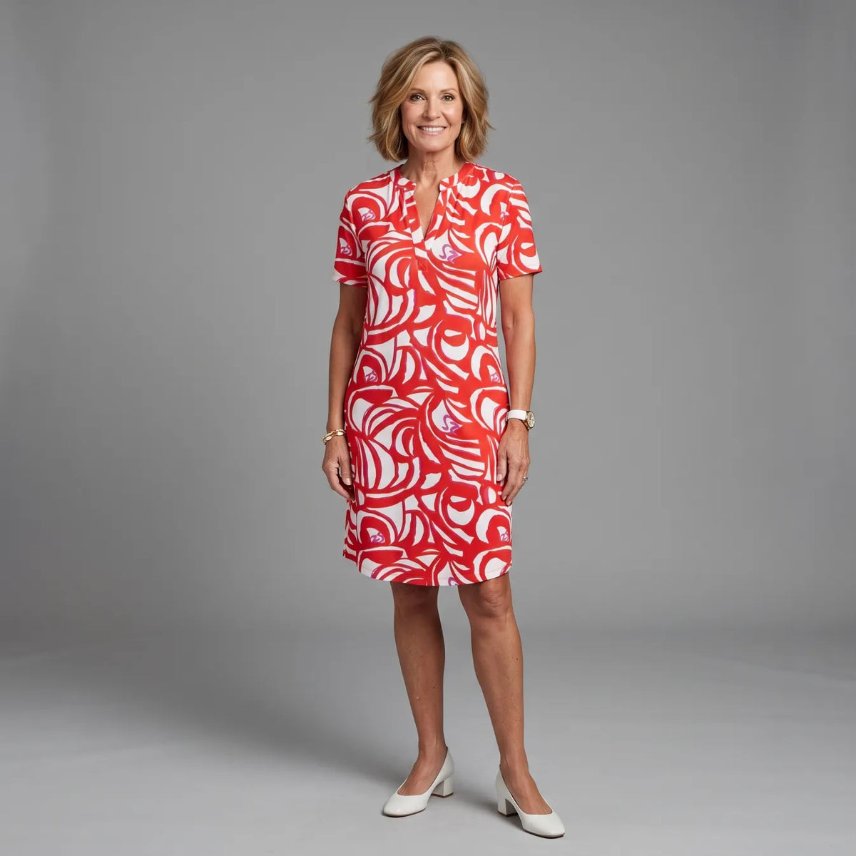 Pollie™ Summer Dress – Red | The Bellemont Sisters Australia