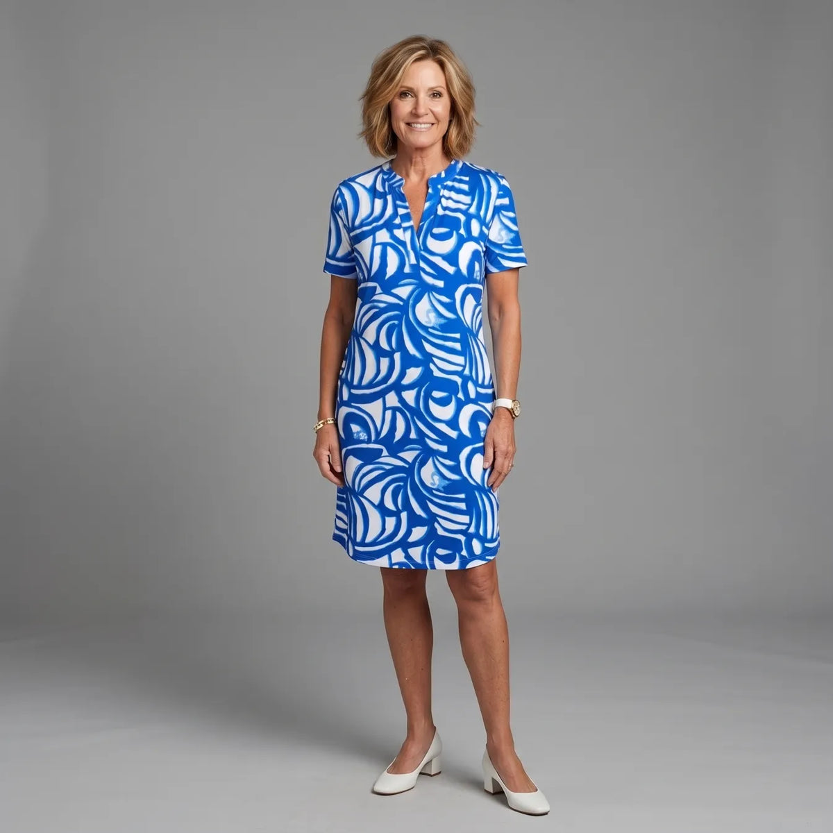 Pollie™ Summer Dress – Blue | The Bellemont Sisters Australia