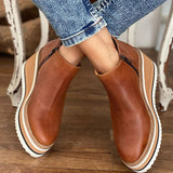 Jeanne | Orthopedic Waterproof Boots – Brown | The Bellemont Sisters Australia