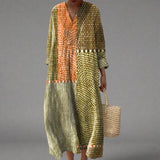 Isla | Patterned Dress | The Bellemont Sisters Australia
