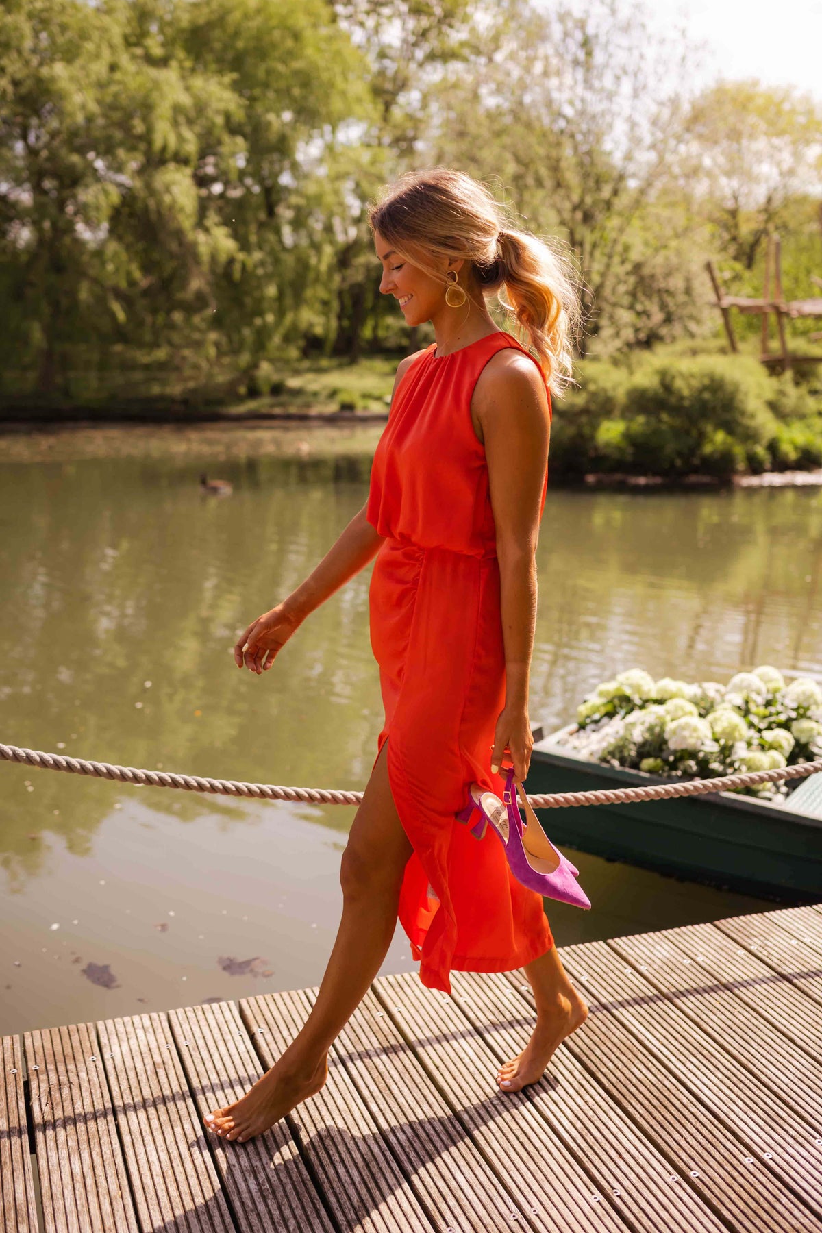 Laluna | Elegant Summer Dress | The Bellemont Sisters Australia