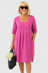 Hylyssah | Elegant Dress – Pink | The Bellemont Sisters Australia